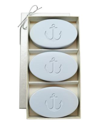 Carved Solutions Signature Spa Anchor 3-Bar Soap Set