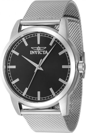 Invicta Celestial Quartz Black Dial Mens Watch 48504