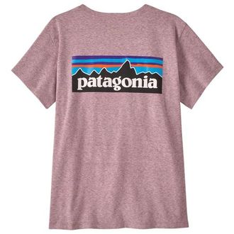 Patagonia P-6 Logo Responsibili-Tee T-Shirt f&uuml;r Damen | rosa