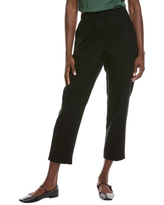 Eileen Fisher Eileen Fisher Wool Tapered Ankle Pant