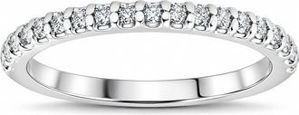 Pompeii3 Diamond Wedding Ring 10k White Gold