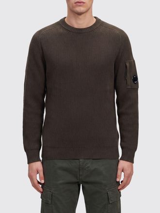 C.P. Company C. P. COMPANY Maglia girocollo in cotone con logo a contrasto