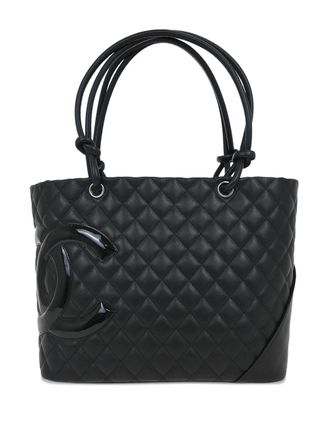 Chanel 2011 Cambon Ligne tote bag - Black