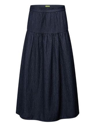 Shanghai Tang tiered skirt - Blue