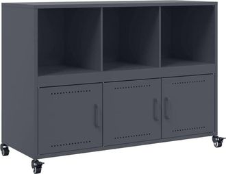 vidaXL Sideboard Anthracite 100.5x39x72 cm Steel Vidaxl