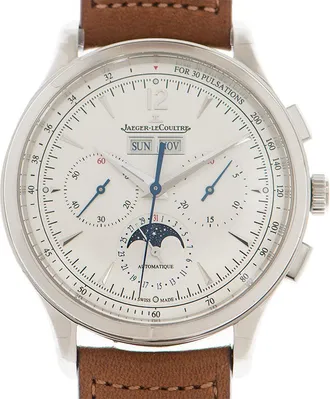 Jaeger-LeCoultre Master Control Chronograph Calendar Automatic White Dial Mens Watch Q4138420