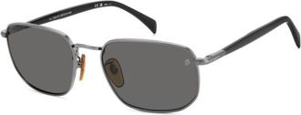 David Beckham DB 1143/S Polarized KJ1/M9 Mens Sunglasses Silver Size 57