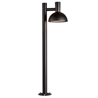 Nordlux Modern Outdoor Garden Post Black Metal E27 1m, IP54