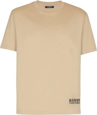 Balmain T-shirt con stampa - Toni neutri