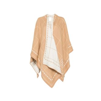 Fendi Patterned Cape