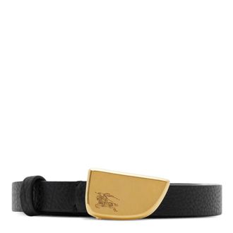Burberry Shield EKD Leather Belt, Size M