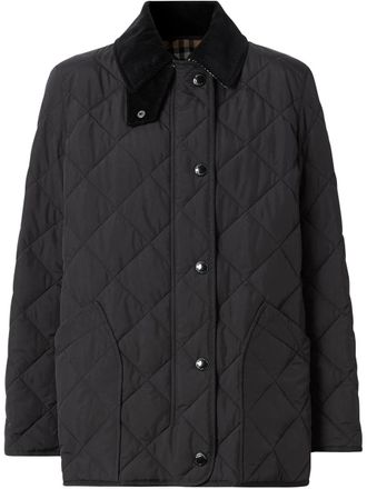 Burberry Diamond Quilted Thermoregulated Barn Jacket