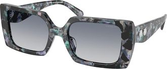 Coach HC8409U CW224 584535 Womens Sunglasses Tortoiseshell Size 53