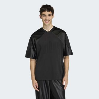 adidas T-Shirt ADIDAS SPORTSWEAR M STA SEAS TEE, Herren, Gr. XXL, schwarz, sanftes wei&szlig;, Obermaterial: 100% Polyester, V-Ausschnitt, Shirts T-Shirt, lockerer