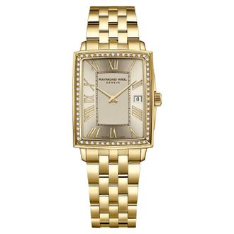 Raymond Weil Toccata Womens Gold Watch 5925-PS-00100 Stainless Steel - One Size