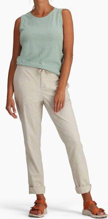 Royal Robbins Hempline Tie Pant In Blended Undyed