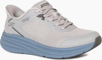 Skechers Womens Slip In Bobs Skillz Womens Trainers - Grey - Size: 8