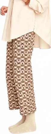 Mirth Dover Knit Pants In Brown