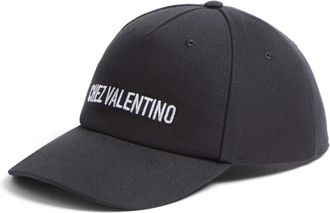Valentino Garavani Black Hat - Heren - Petten - Zwart - 58 CM - Katoen - Accessoires