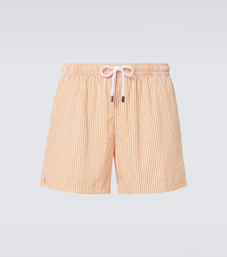 Fedeli Striped terry T-shirt