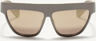 Valentino Geometric Acetate Eyewear unisex BROWN/BRONZE 62