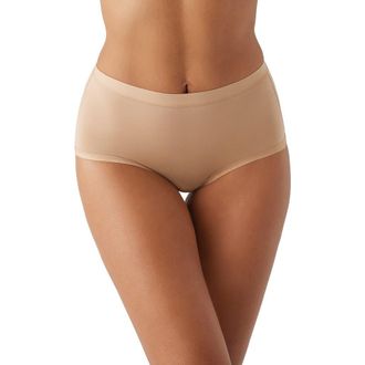 Wacoal Understated Cotton Blend Briefs in Praline at Nordstrom, Size Xx-Large