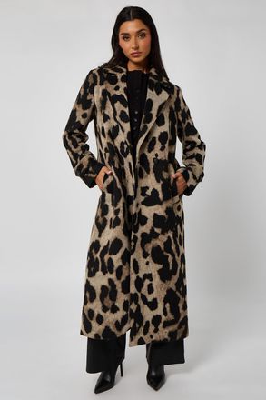 Urban Bliss Womens Heatseal Seamless Maxi Puffer Coat - Brown - Size 10 UK