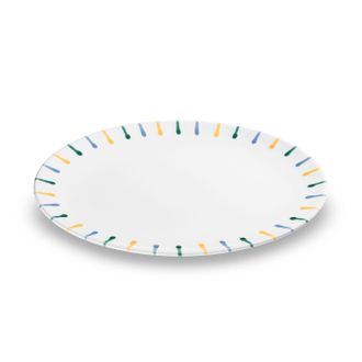 Gmundner Keramik Gmundner Keramik - Gmundner Cer&aacute;mica Colorida Flameada, Plato Oval (33x26cm)