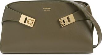 Ferragamo Hug Soft Leather Convertible Bag in New Olive at Nordstrom