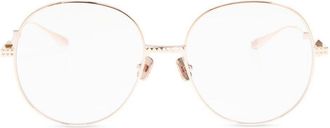 Valentino Round-frame Glasses