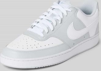 Nike Sneaker mit Logo-Detail Modell Court Vision in Hellgrau, Gr&ouml;&szlig;e 10,5