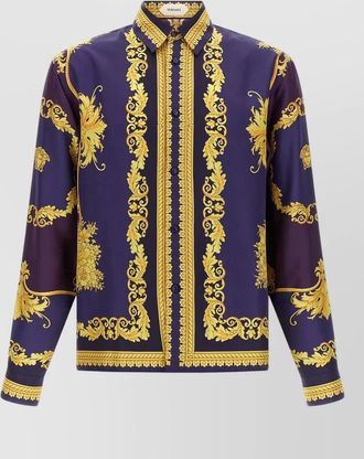 Versace silk printed shirt