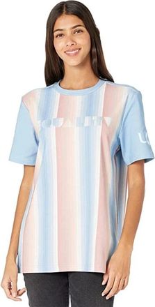 UGG Pride Logo T-Shirt Womens Multicolor Striped Crew Neck Pullover RED168