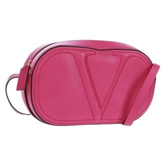 Valentino Pre-owned Vintage Schoudertas - Dames - Pre-owned - Roze - Maat: ONE Size Leer