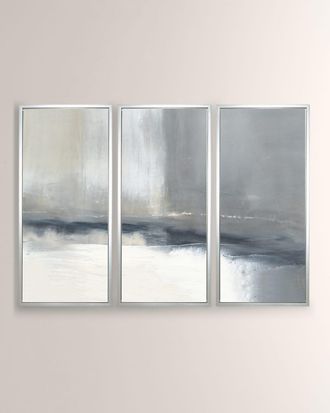 Benson-Cobb The Strand No. 5 Giclee Triptych, 21 x 46