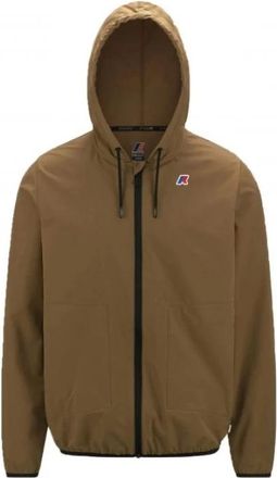 K-Way Reis Jourdain Hoodie - Heren - Vesten met rits - Bruin - XS - Katoen - Hoodies & sweatvesten