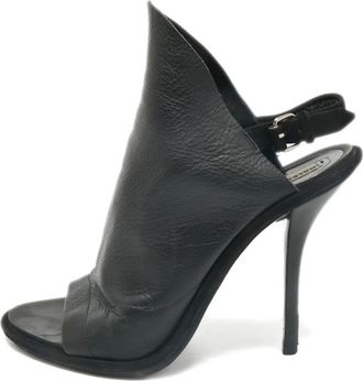 Balenciaga Sandali con cinturino posteriore - Nero