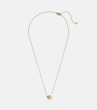 Stone and Strand 14kt gold necklace with diamonds