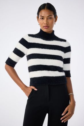 Trina Turk Mali Mock Neck Pullover