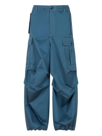 Marni flap-pocket cargo pants - Blue