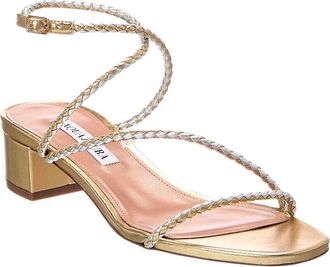 Aquazzura Luca 35 Leather Sandal