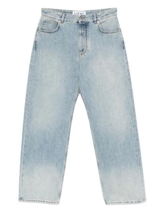 Loewe belt-loops jeans - men - Cotton - 48 - Blue