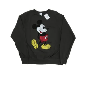 Disney Heren Mickey Mouse Classic Kick Sweatshirt (Licht Grafiet)