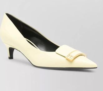 Sergio Rossi leather pumps buckle detail pointed toe