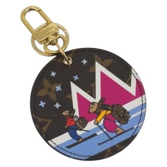 Louis Vuitton Pre-owned Louis Vuitton Monogram Canvas Key Holder - Dames - Pre-owned - Bruin - Maat: ONE Size