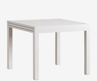 Sklum Mesa De Jard&iacute;n 90-180x90 Cm Extensible En Aluminio Starmi Sklum