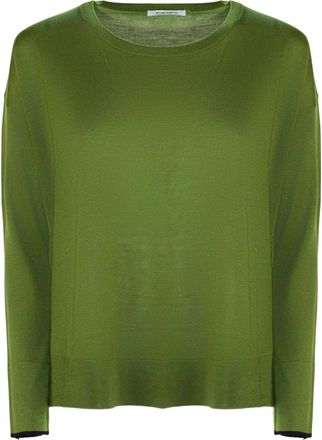 KANGRA crew-neck sweater - women - Fabric - 46 - Green