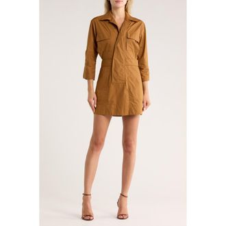 A.L.C. Evan Cotton Shirtdress in Copper at Nordstrom Rack, Size 2