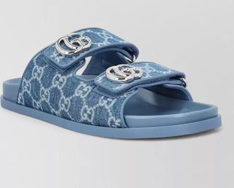 Gucci slide sandals open toe flat sole