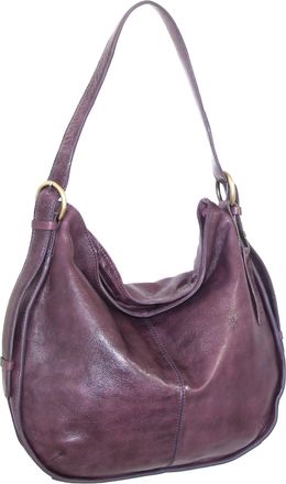 Nino Bossi Vintage Leather Classic Hobo in Viola